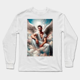 Heavenly Angel Seduction: Divine Grace Sensual Elegance 04 Long Sleeve T-Shirt